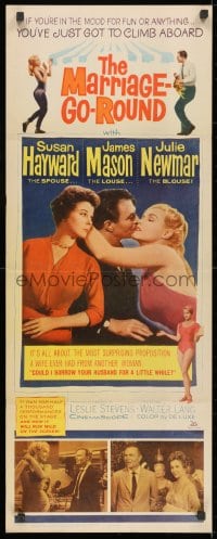 9z114 MARRIAGE-GO-ROUND insert 1960 Newmar wants to borrow Susan Hayward's husband James Mason!