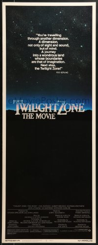 9z186 TWILIGHT ZONE insert 1983 George Miller, Steven Spielberg, Rod Serling!