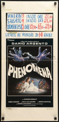 9z240 CREEPERS Italian locandina 1985 Dario Argento's Phenomena, Jennifer Connelly, Sciotti art!