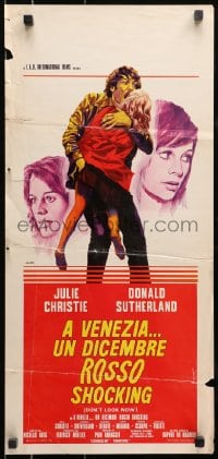 9z254 DON'T LOOK NOW Italian locandina 1974 Julie Christie, Donald Sutherland, directed by Nicolas Roeg