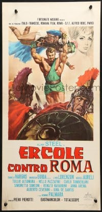 9z288 HERCULES AGAINST ROME Italian locandina 1964 Ercole contro Roma, Sergio Ciani, Wandisa Guida