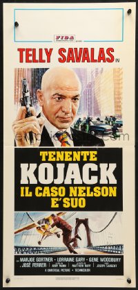 9z315 MARCUS-NELSON MURDERS Italian locandina 1978 best art of Telly Savalas as Kojack before TV series!