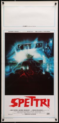 9z355 SPECTERS Italian locandina 1988 Spettri, Enzo Sciotti art of monster emerging from tomb!