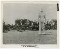 1a223 DAY THE EARTH STOOD STILL 8.25x10 still 1951 great image of Gort facing tanks & soldiers!