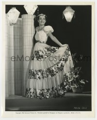 1a610 MOON OVER BURMA candid 8x10 still 1940 Dorothy Lamour in evening frock by Patricia Perkins!