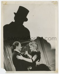 1a253 DR. JEKYLL & MR. HYDE 8x10 still 1941 Spencer Tracy & Lana Turner dance under monster shadow!