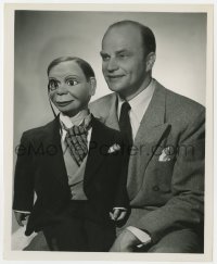 1a267 EDGAR BERGEN/CHARLIE MCCARTHY 8.25x10 still 1940s the famous ventriloquist & dummy by Polin!