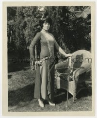 1a291 EXQUISITE SINNER 8x10 still 1926 full-length portrait of Renee Adoree by wicker chair!