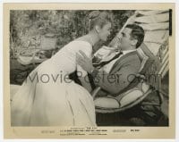 1a306 FLY 8x10.25 still 1958 romantic close up of Patricia Owens & Al Hedison before he changed!