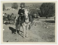 1a329 FRONTIER TOWN 8x10.25 still 1938 great image of cowboy Tex Ritter on his horse!
