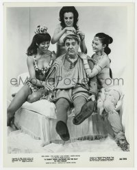 1a332 FUNNY THING HAPPENED ON THE WAY TO THE FORUM 8x10 still 1966 Zero Mostel w/ beautiful girls!