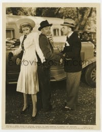 1a357 GO CHASE YOURSELF 7.75x10 still 1938 c/u of Lucille Ball handcuffed to her kidnapper!