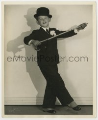 1a384 HAPPY JACOBS deluxe 8x10 still 1930s in a Fred Astaire-like suit dancing with cane by Austin!