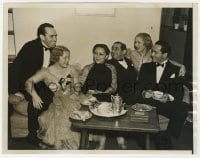 1a387 HAROLD LLOYD/ERNST LUBITSCH/MARY PICKFORD 7x9 news photo 1936 at party given by Gene Raymond!
