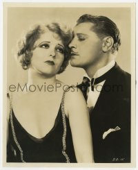 1a398 HER WEDDING NIGHT 8x10 still 1930 romantic c/u of Clara Bow & Ralph Forbes by Richee!