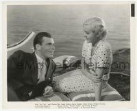 1a404 HOLD 'EM YALE 8.25x10 still 1935 Buster Crabbe romancing pretty Patricia Ellis by lake!