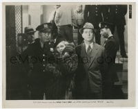 1a405 HOLD THAT GIRL 8x10 still 1934 cops stare at James Dunne & Claire Trevor in fur coat!