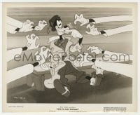 1a418 HOW TO PLAY FOOTBALL 8.25x10 still 1944 arms reach for Goofy, who has gone crazy, rare!