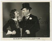 1a424 I SELL ANYTHING 8x10 still 1934 Pat O'Brien in tuxedo & top hat with pretty Ann Dvorak!