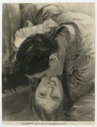 1a430 ILLICIT 7.25x9.5 still 1931 Ricardo Cortez about to kiss Barbara Stanwyck leaned over!