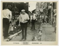 1a440 IRMA LA DOUCE candid 8x10.25 still 1963 Billy Wilder standing by camera filming Jack Lemmon!