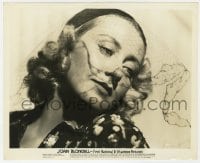 1a461 JOAN BLONDELL 8.25x10 still 1930s pensive head & shoulders portrait with veil over face!