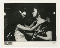 1a470 JOHN LENNON LIVE IN NEW YORK CITY video 8x10 still 1986 he's playing guitar by Yoko Ono!