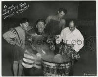 1a503 KNUTZY KNIGHTS signed 8x10 key book still 1954 by Jock Mahoney, who's with The Three Stooges!