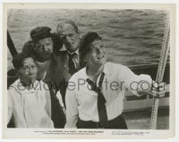 1a507 LADY FROM SHANGHAI 8x10.25 still 1947 Orson Welles, Everett Sloane & two others on ship!