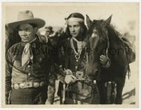 1a517 LAUGHING BOY 7.75x10 still 1934 c/u of Native American Ramon Novarro with his horse!