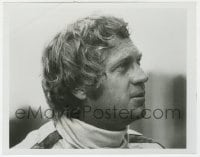 1a525 LE MANS 8x10.25 still 1971 best head & shoulders close up of race car driver Steve McQueen!