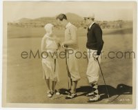 1a548 LOVE IN THE ROUGH 8x10.25 still 1930 golfer Robert Montgomery's eyes are on Dorothy Jordan!