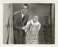 1a590 MEET BOSTON BLACKIE 8.25x10 still 1941 close up of Chester Morris with Schlitze of Freaks!