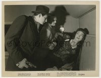 1a624 NARROW MARGIN 8x10.25 still 1952 Peter Virgo with gun threatening Marie Windsor!