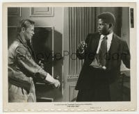1a635 NO WAY OUT double-sided 8x10 key book still 1950 Darnell, Poitier, Widmark, has two images!