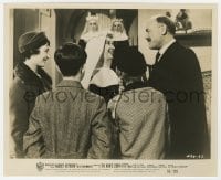 1a642 NUN'S STORY 8.25x10 still 1959 Audrey Hepburn happily talking to family with nuns behind her!