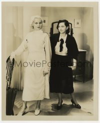 1a652 OPENED BY MISTAKE 8x10 still 1934 Patsy Kelly puts hand on nurse Thelma Todd's shoulder!