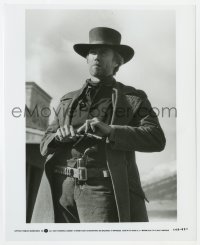 1a659 PALE RIDER 8x10 still 1985 great close up of cowboy Clint Eastwood loading his gun!