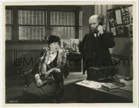 1a668 PENGUIN POOL MURDER 7.75x10 still 1932 Edna May Oliver stares at James Gleason on phone!
