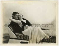 1a669 PENTHOUSE 8x10.25 still 1933 portrait of Warner Baxter & beautiful Myrna Loy, pre-Code!