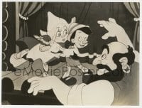 1a678 PINOCCHIO 6.75x9 still 1940 he's performing with Stromboli's female marionette, Disney!