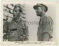 1a761 SAHARA 8x10.25 still 1943 Humphrey Bogart pointing gun taking command from Richard Aherne!