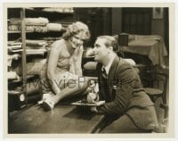 1a770 SATURDAY NIGHT KID 8x10.25 still 1929 great c/u of sexy Clara Bow flirting with James Hall!