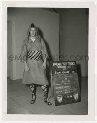 1a791 SILVER CHALICE 4x5.25 wardrobe test photo 1955 Paul Newman as Basil in period costume!