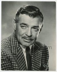 1a801 SOLDIER OF FORTUNE 7.25x9.25 still 1955 head & shoulders portrait of Clark Gable in suit!