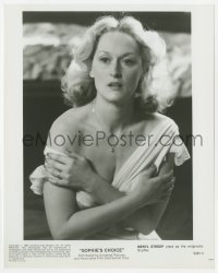 1a813 SOPHIE'S CHOICE 8x10 still 1982 Meryl Streep as enigmatic title character & WWII survivor!