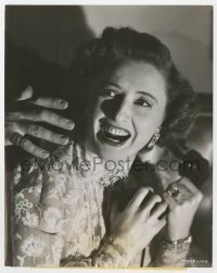 1a814 SORRY WRONG NUMBER 7.25x9 still 1948 terrified Barbara Stanwyck c/u grabbed as she phones!