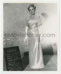1a815 SOUND OF MUSIC 8.25x10 wardrobe test photo 1965 Eleanor Parker as Elsa in ball gown!