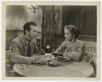 1a834 STATION WEST 8x10 still 1948 c/u of Dick Powell drinking with beautiful Jane Greer!
