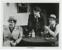 1a835 STING 8.25x10 still 1974 con men Paul Newman & Robert Redford with Robert Shaw at table!